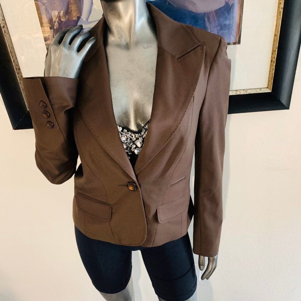 BEBE NWOT Chocolate brown Blazer jacket